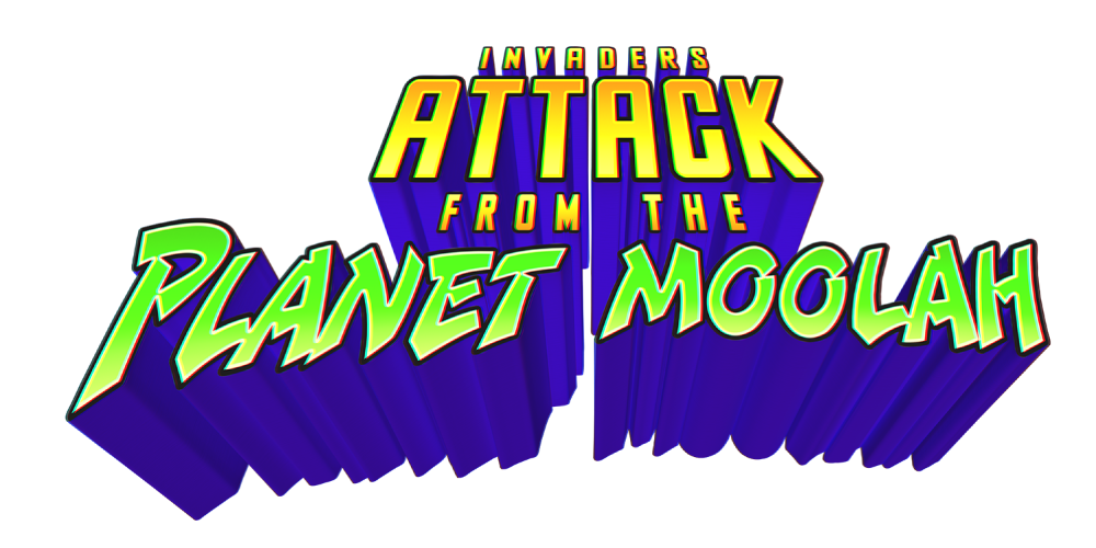 invader attack from planet moolah logo