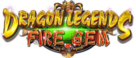 Dragon Legends Fire Gem Logo